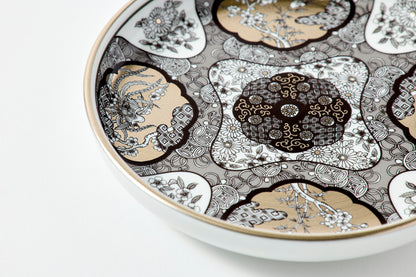 Individual Plate - JS Mokko Paulownia Motif 135mm