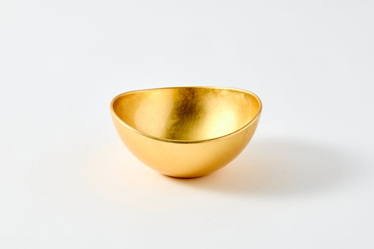wave bowl / gold leaf