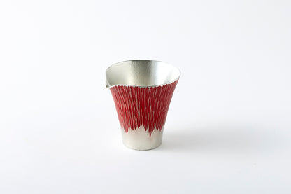 Mt. Fuji Sake Pitcher Red