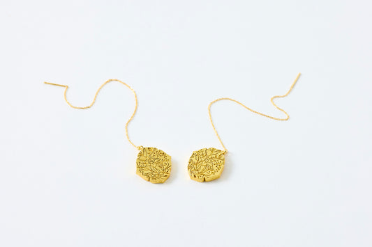 HAKUCESSORY Earrings Beauty Luck Gold