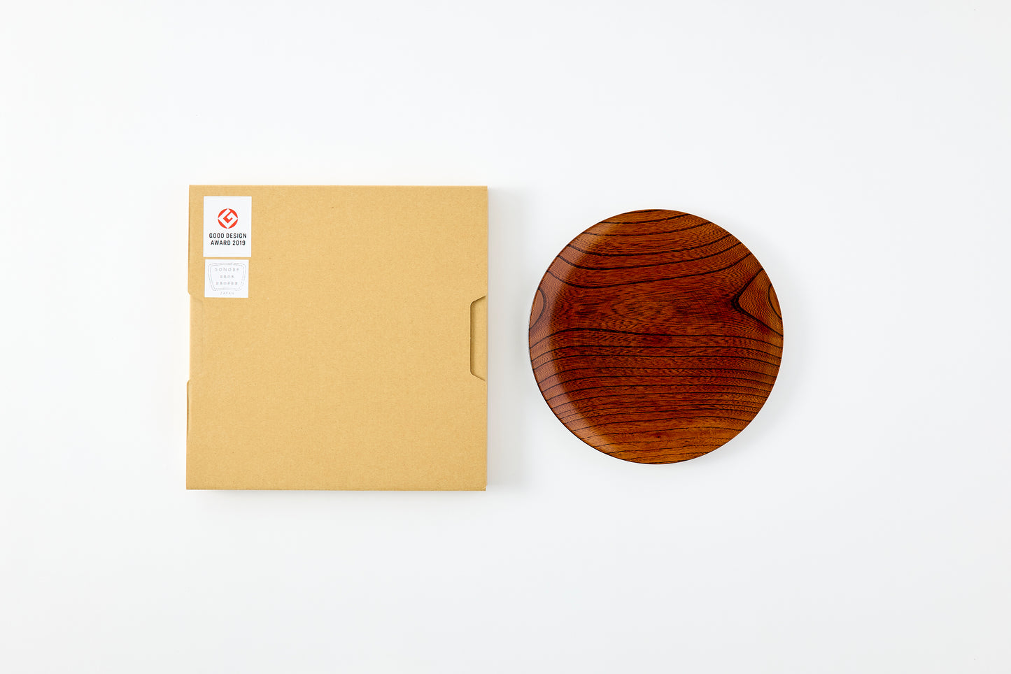 Lacquer Nitori Plate Keyaki φ24cm