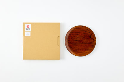Lacquer Nitori Plate Keyaki φ24cm