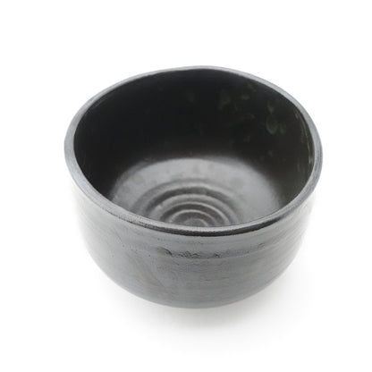 FD Black Glaze Matcha Bowl Nodate Hasami Porcelain