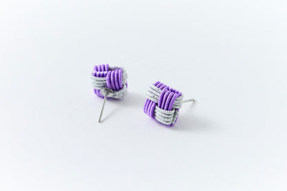 Ichimatsu | Pierce (Surgical Stainless Steel) -Bellflower & Silver