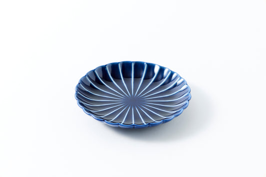 5-inch Plate Eggplant Navy Blue