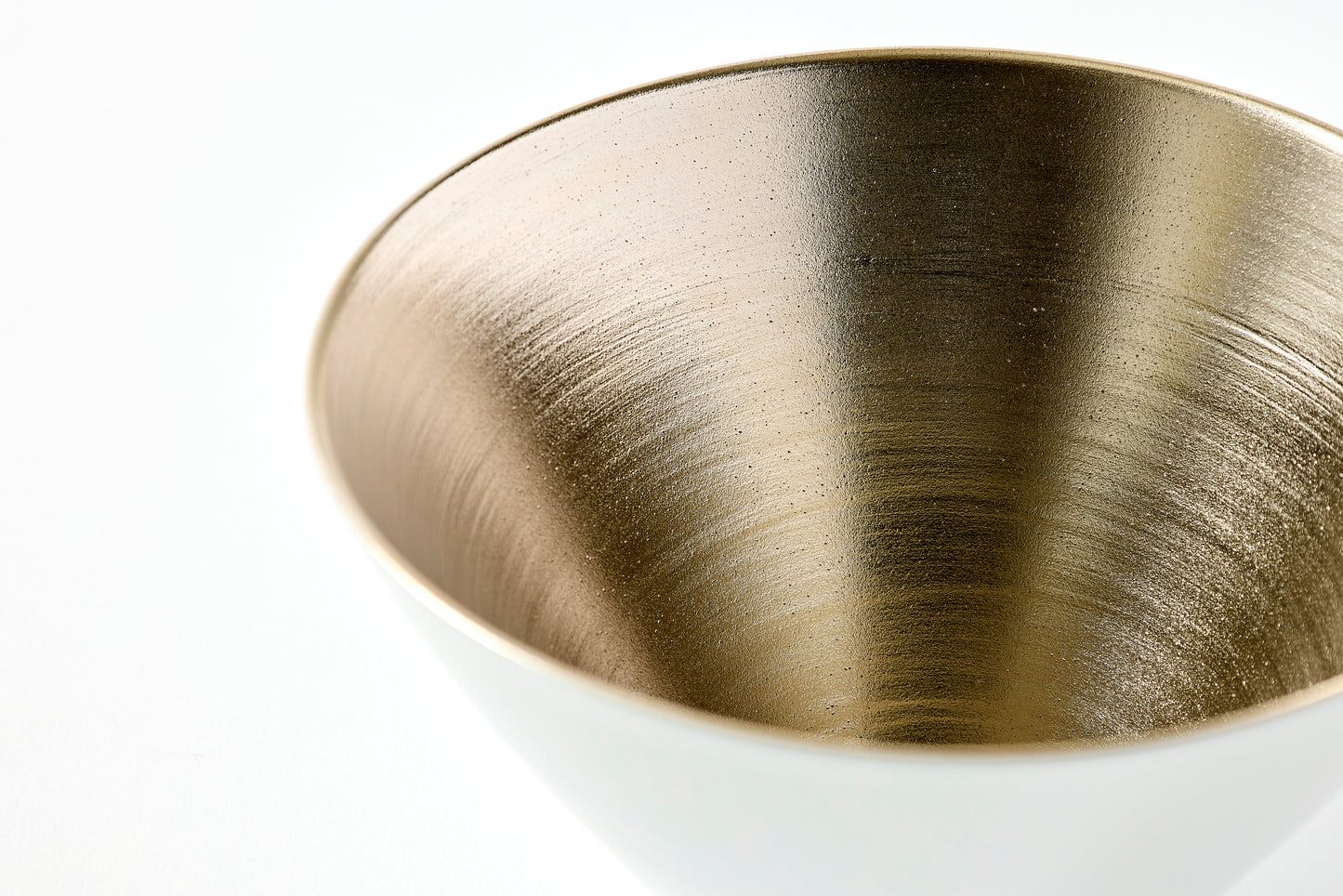 Small Bowl & Rice Bowl with Lid - Platinum Gold