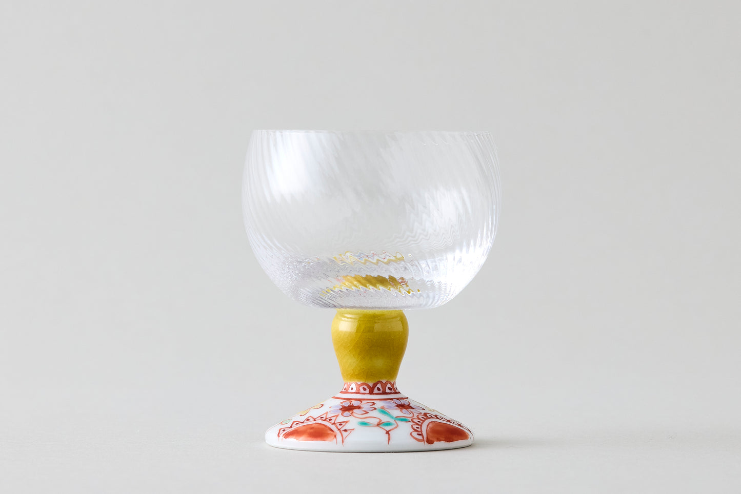 Bajo Glass (Diagonal Cut) - Flower