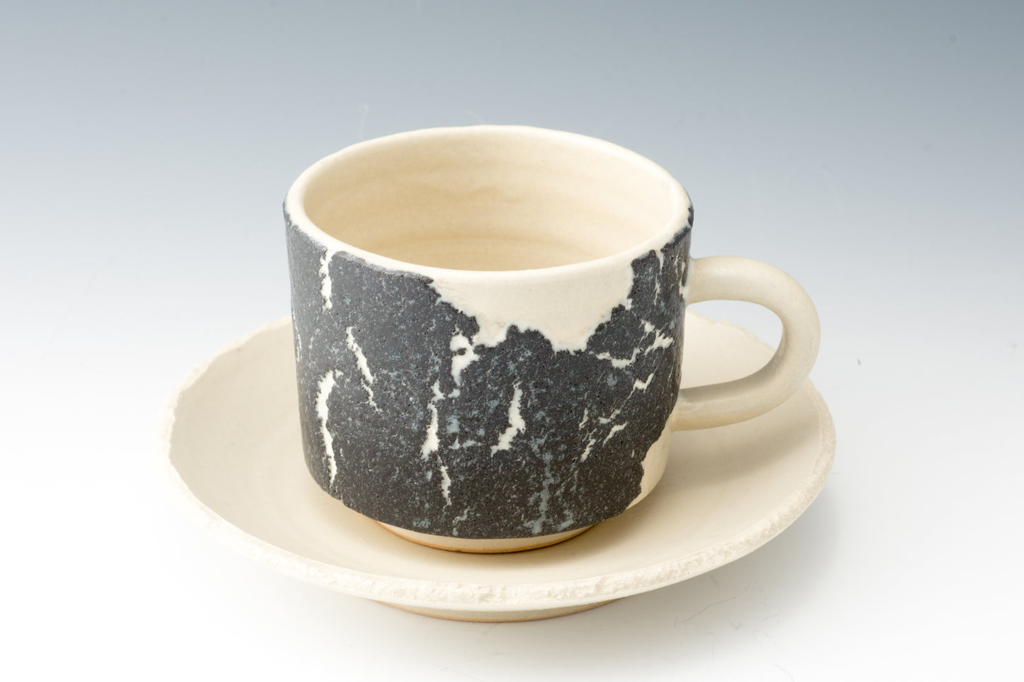 Coffee Cup & Saucer (Straight Type)