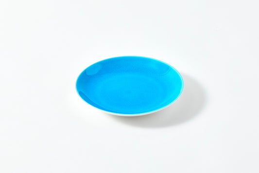 Small Plate - Clear Blue