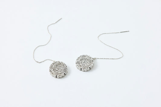 HAKUCESSORY Earrings Money Luck Platinum