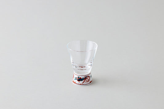 Shot Glass - Akae Bird Motif