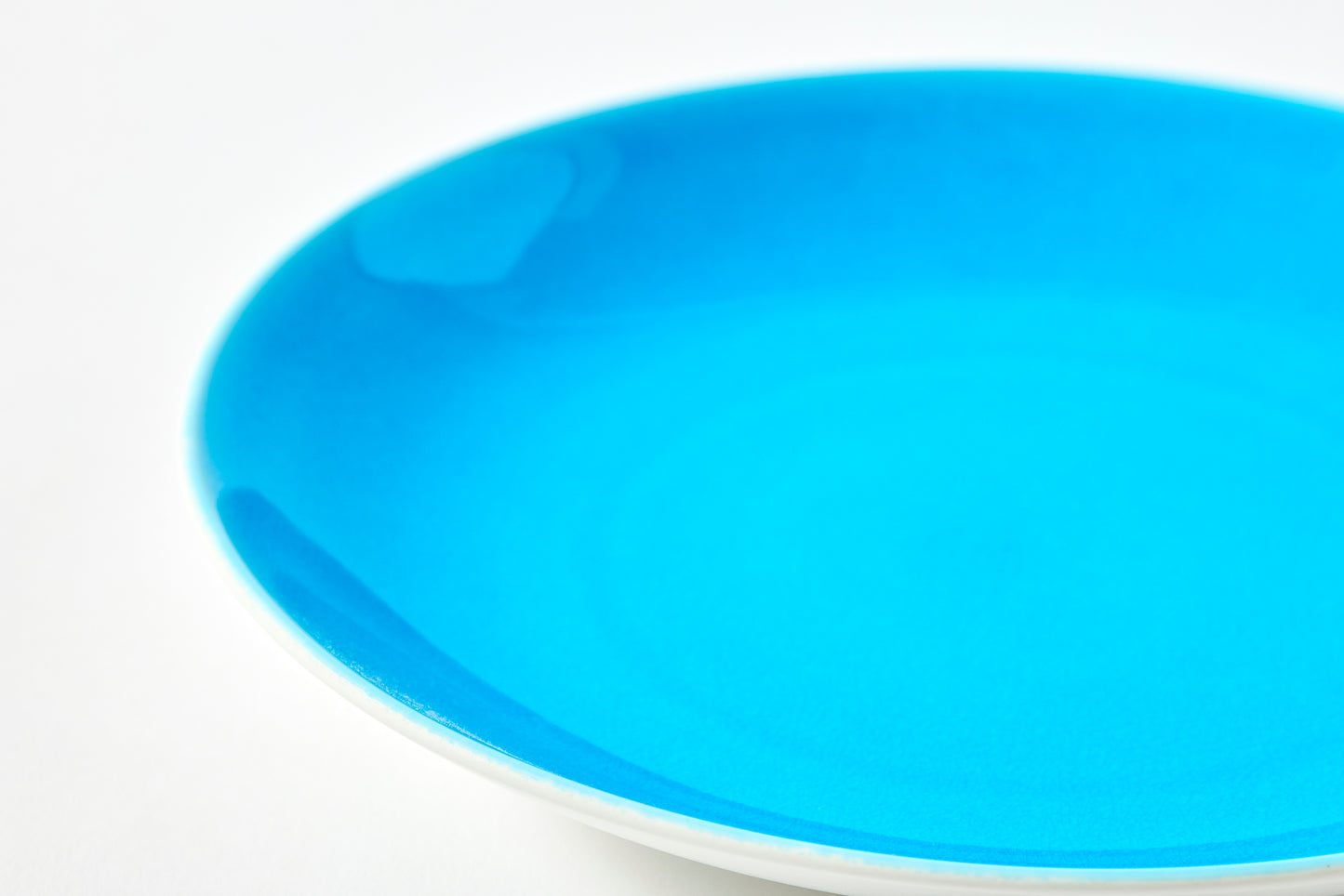 Flat Plate (S) - Clear Blue