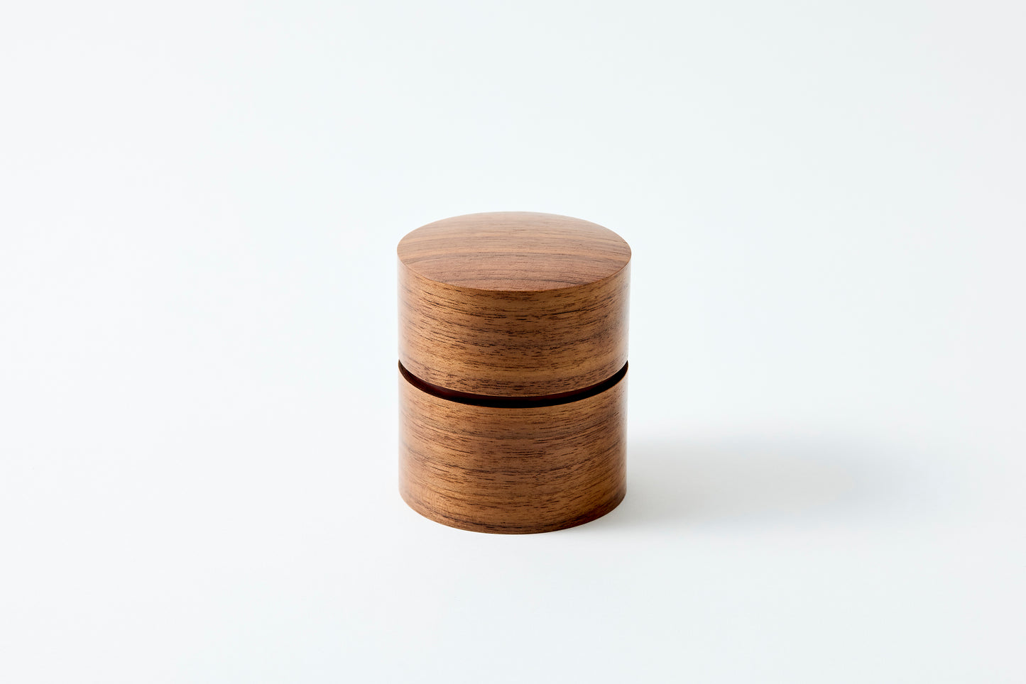 Tea Canister - Walnut (Flat)