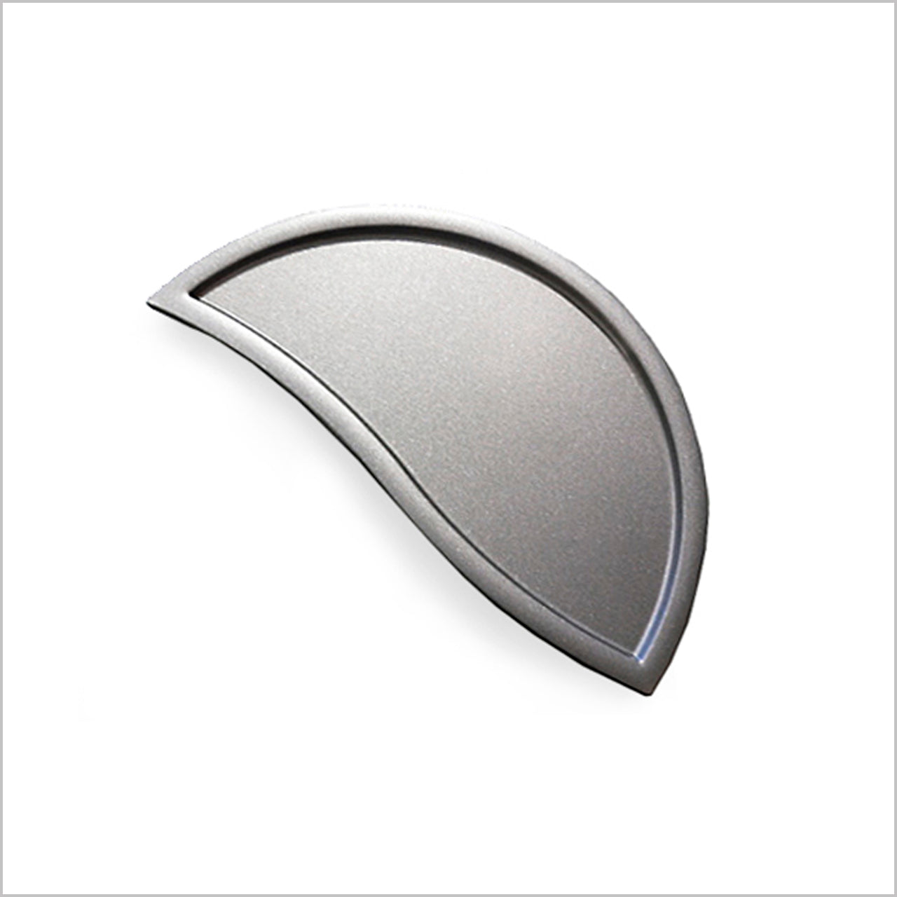 couple plate / silver metallic