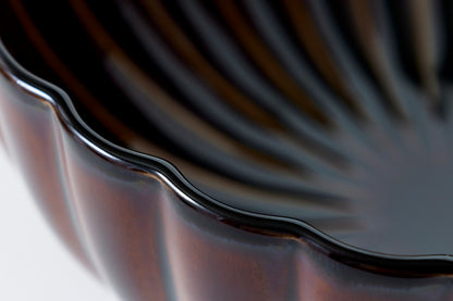 8-inch Bowl Lacquer Brown