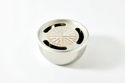 Pure Copper Grater 15cm (Stainless Steel Bowl)