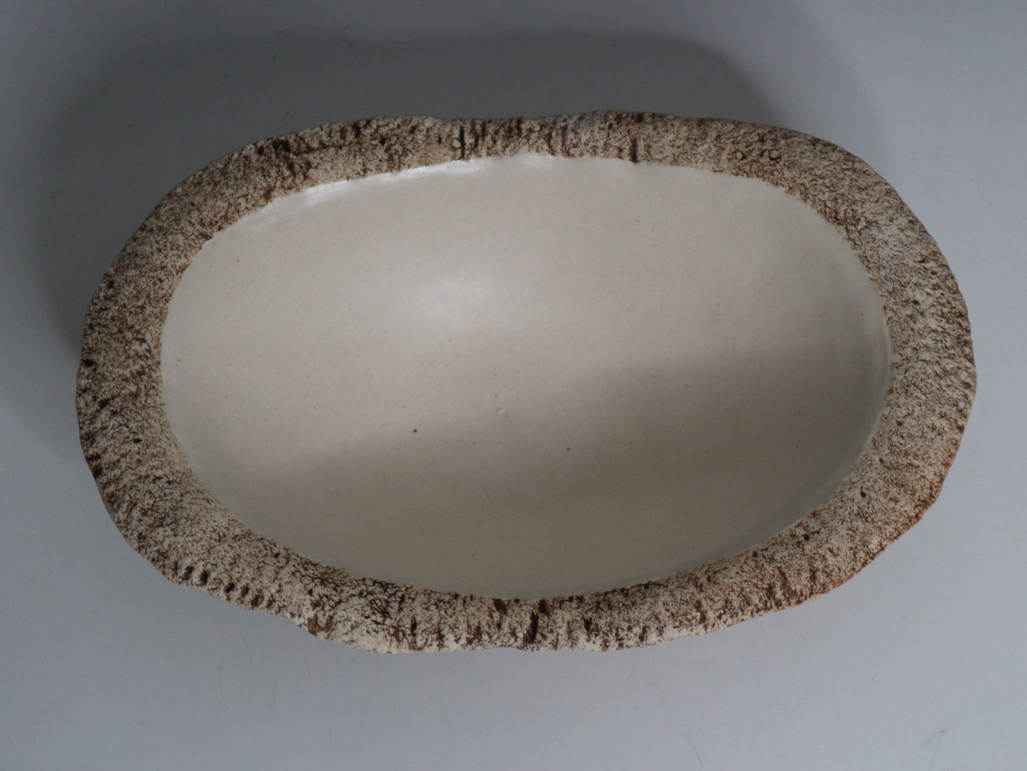 White Oval Bowl (Large)