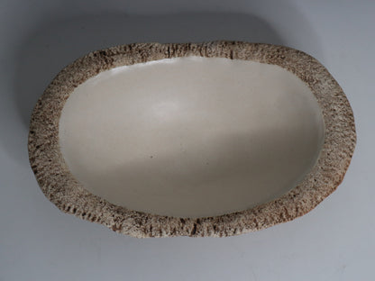White Oval Bowl (Large)