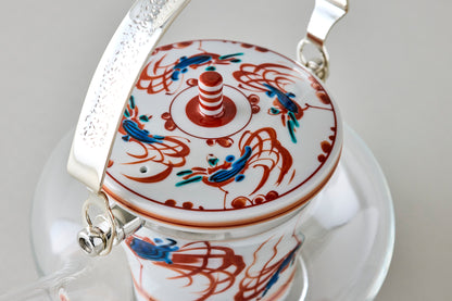 Kutani Chirori - Akae Bird Motif