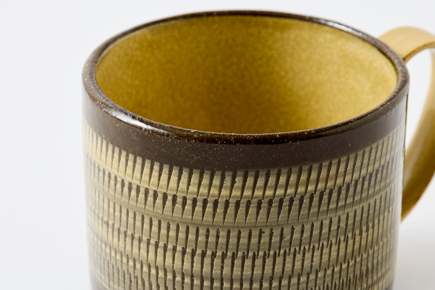 FD Yellow Glaze Tobikanna Mug Hasami Porcelain