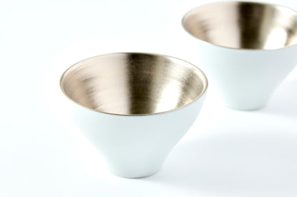 Set of 2 Wanguri Cups - Platinum 80ml