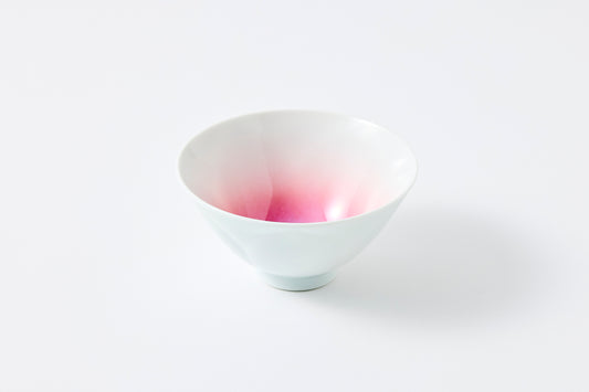 WANOKA Flower-Shaped Rice Bowl PK Arita Porcelain