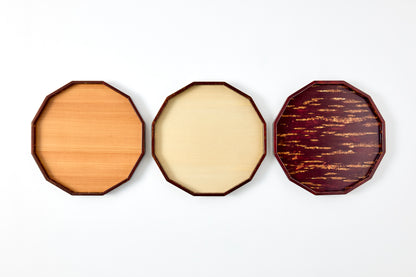 12-Sided Tray (Small) – Maple Wood