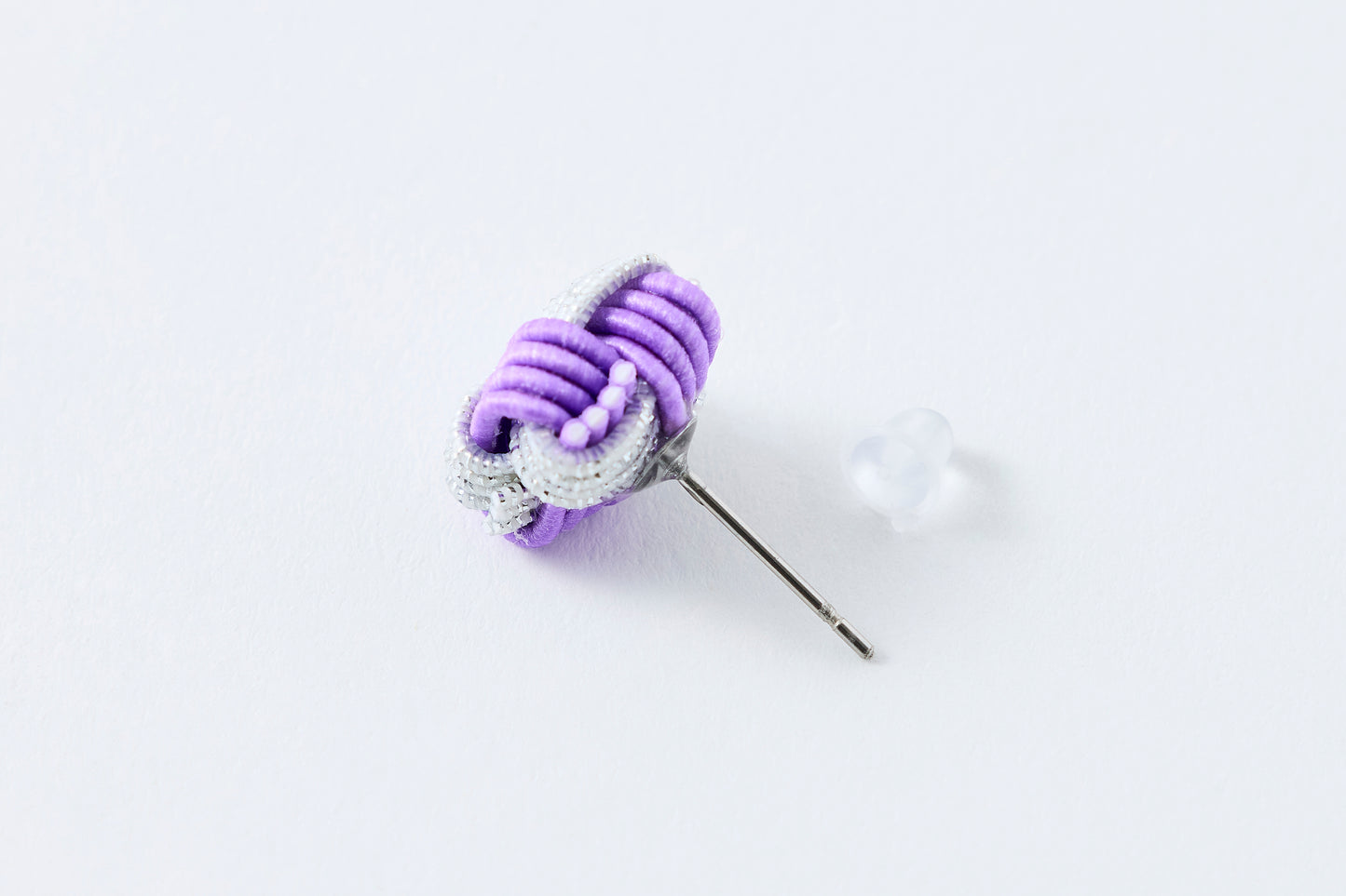 Ichimatsu | Pierce (Surgical Stainless Steel) -Bellflower & Silver