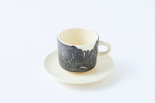 Coffee Cup & Saucer (Straight Type)