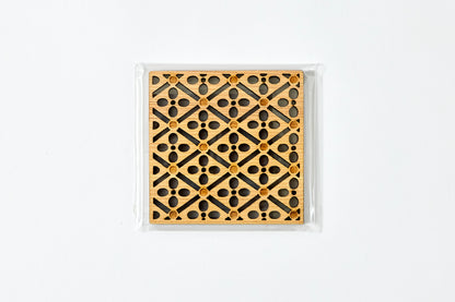 Coaster – Plum Blossoms in Diamond Pattern