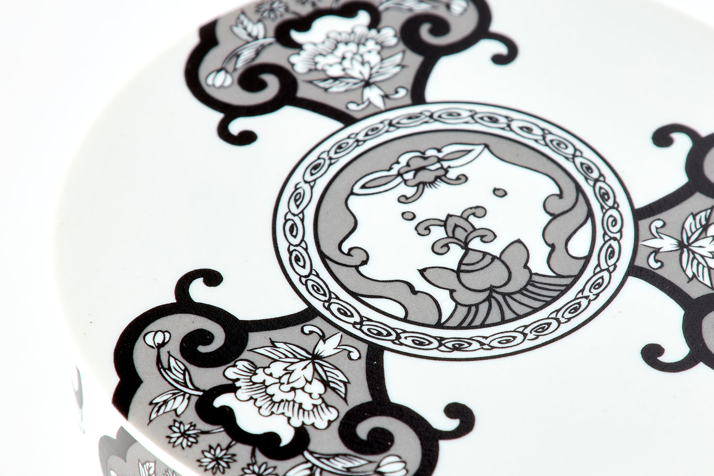 Single-tier Serving Box - JS Ko-Imari Floral Pattern