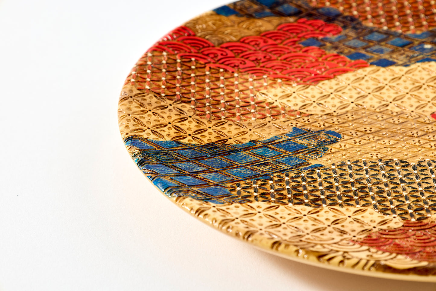 Decorative Plate – Kyo Komon: Sai
