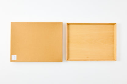 Shiraki Luncheon Tray Beech 12-inch