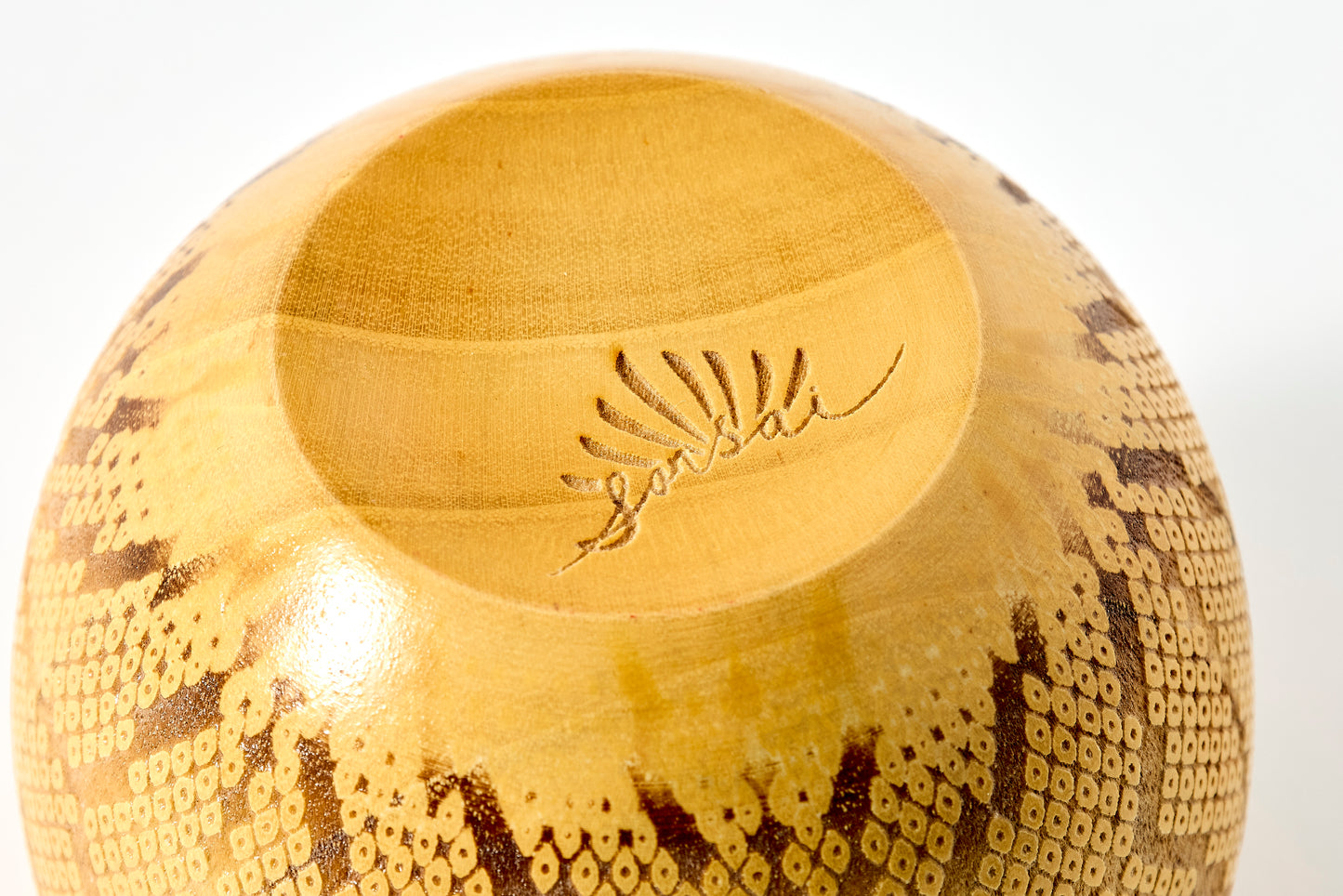 Cup – Hitokoshi Asanoha Pattern in Unbleached White