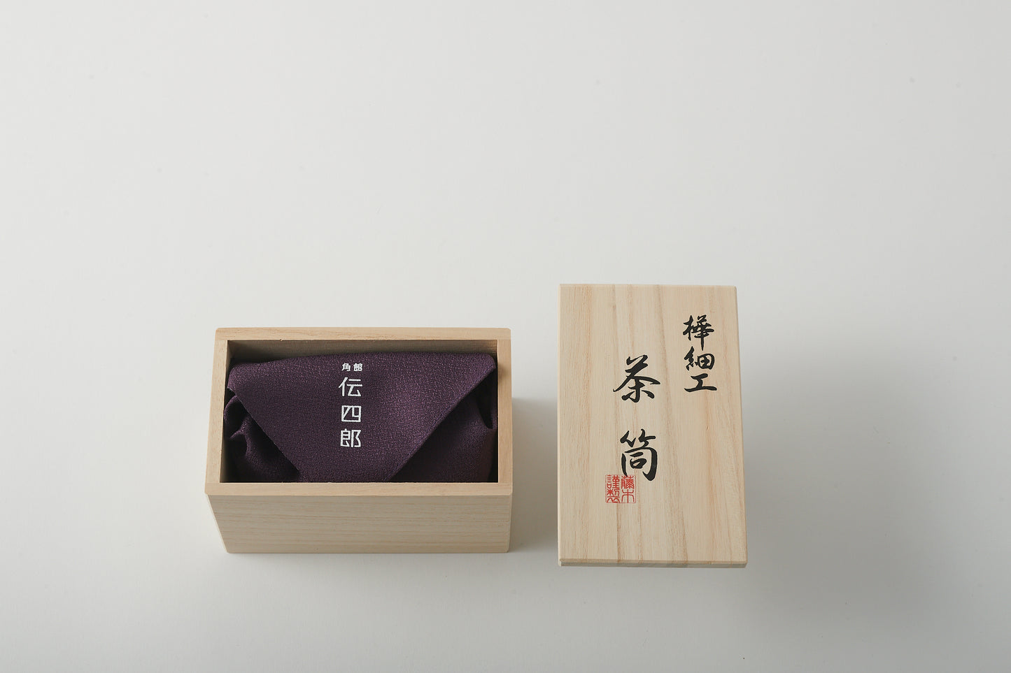 Tea Canister Chamfer Frosted Decor by Keitaro Arakawa