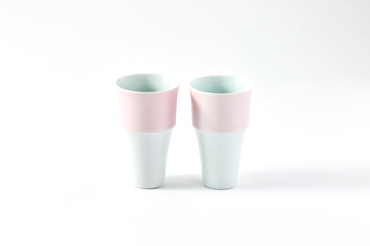 Set of 2 Stepped Free Cups - Somei 260ml