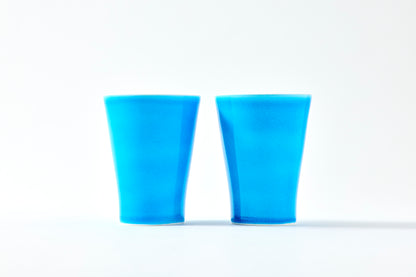 Set of 2 Free Cup Set - Clear Blue