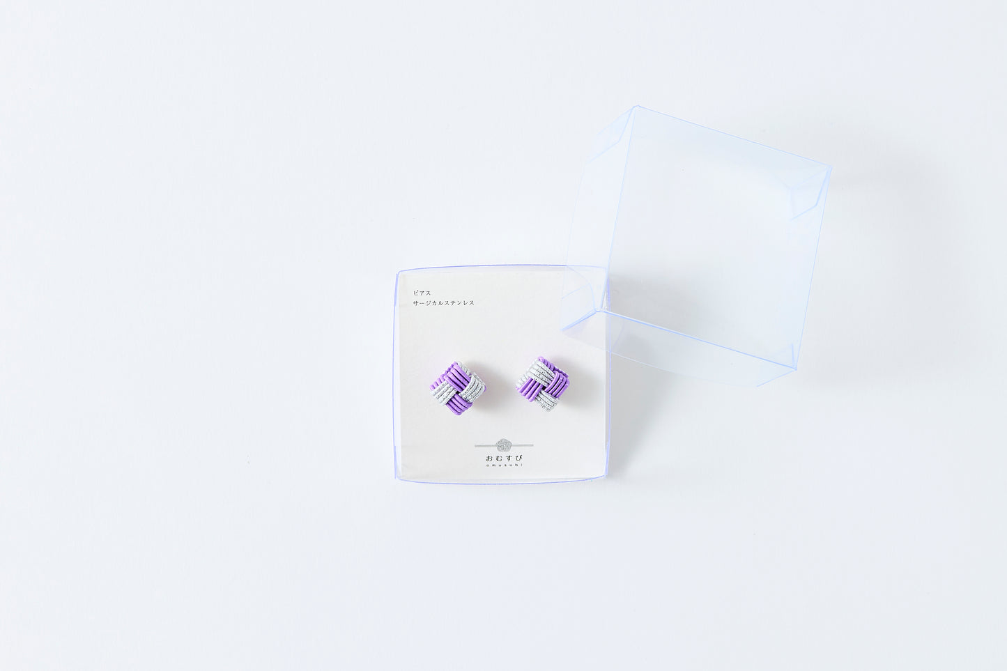 Ichimatsu | Pierce (Surgical Stainless Steel) -Bellflower & Silver