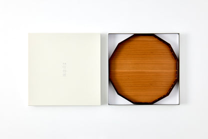 12-Sided Tray (Medium) – Cherry Wood