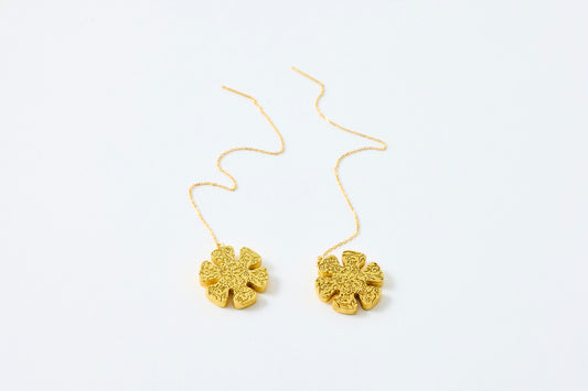 HAKUCESSORY Earrings Health Luck Gold