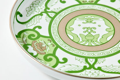 Japnese Round Plate - JT Ko-Imari Floral Pattern