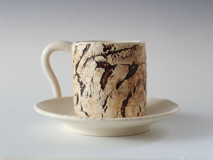 Coffee Cup & Saucer (White)