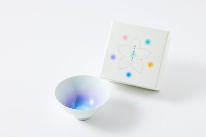 WANOKA Flower-Shaped Rice Bowl PU Arita Porcelain