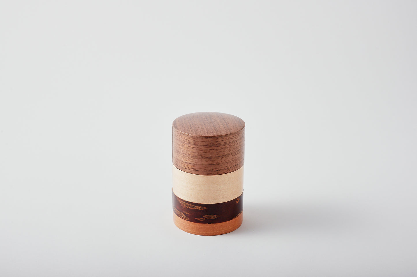4-Color Tea Canister - Walnut