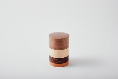 4-Color Tea Canister - Walnut