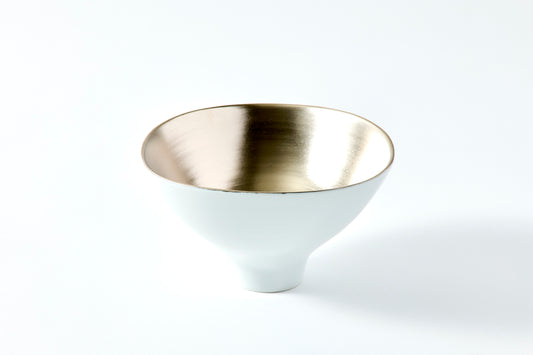 Tri-sided Serving Bowl - Platinum