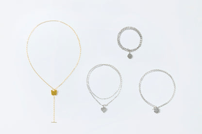 HAKUCESSORY Necklace Money Luck Platinum