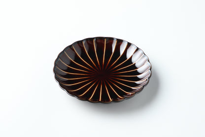 5-inch Plate Lacquer Brown