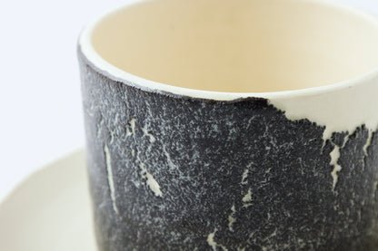Coffee Cup & Saucer (Straight Type)