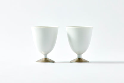 Set of 2 Sake Cups - Snow 90ml
